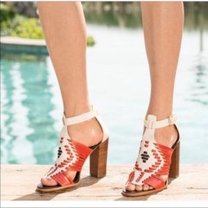 Coach Lorrie Sandal heels size 7.5